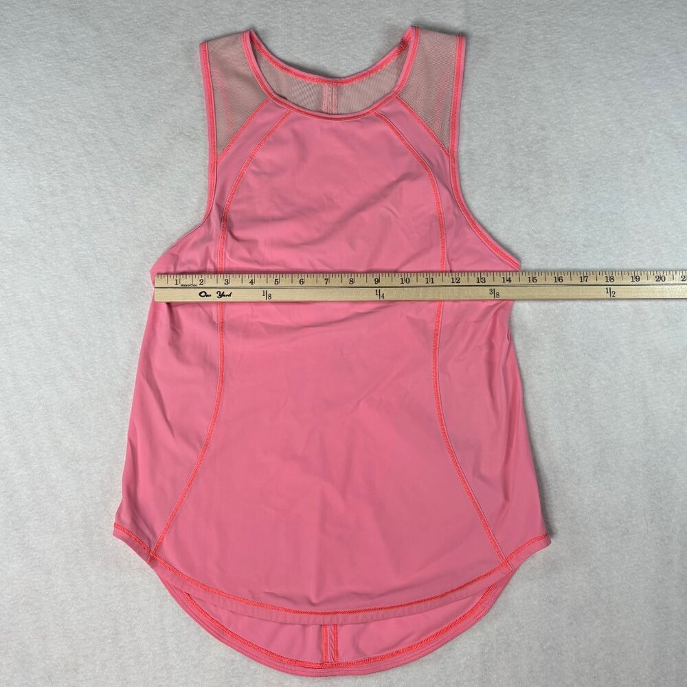 Lululemon Cool Mesh Tank Top Lightweight Pink Approx Size Small - Picture 3 of 7